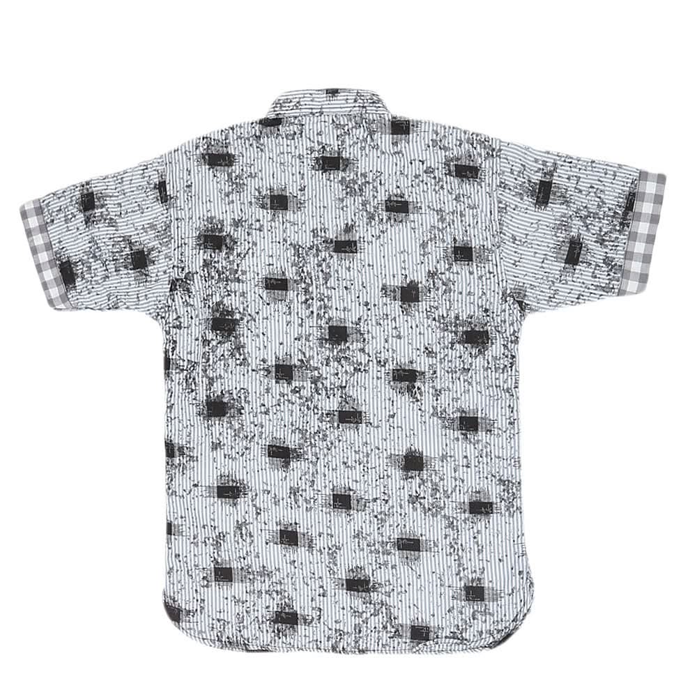 Boys Half Sleeves Casual Shirt - Grey, Kids, Boys Shirts, Chase Value, Chase Value