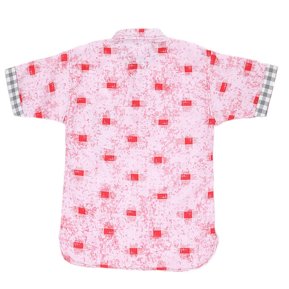 Boys Half Sleeves Casual Shirt - Pink, Kids, Boys Shirts, Chase Value, Chase Value