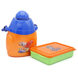 Lunch Box With Water Bottle Pack - Orange, Tiffin Boxes & Bottles, Chase Value, Chase Value