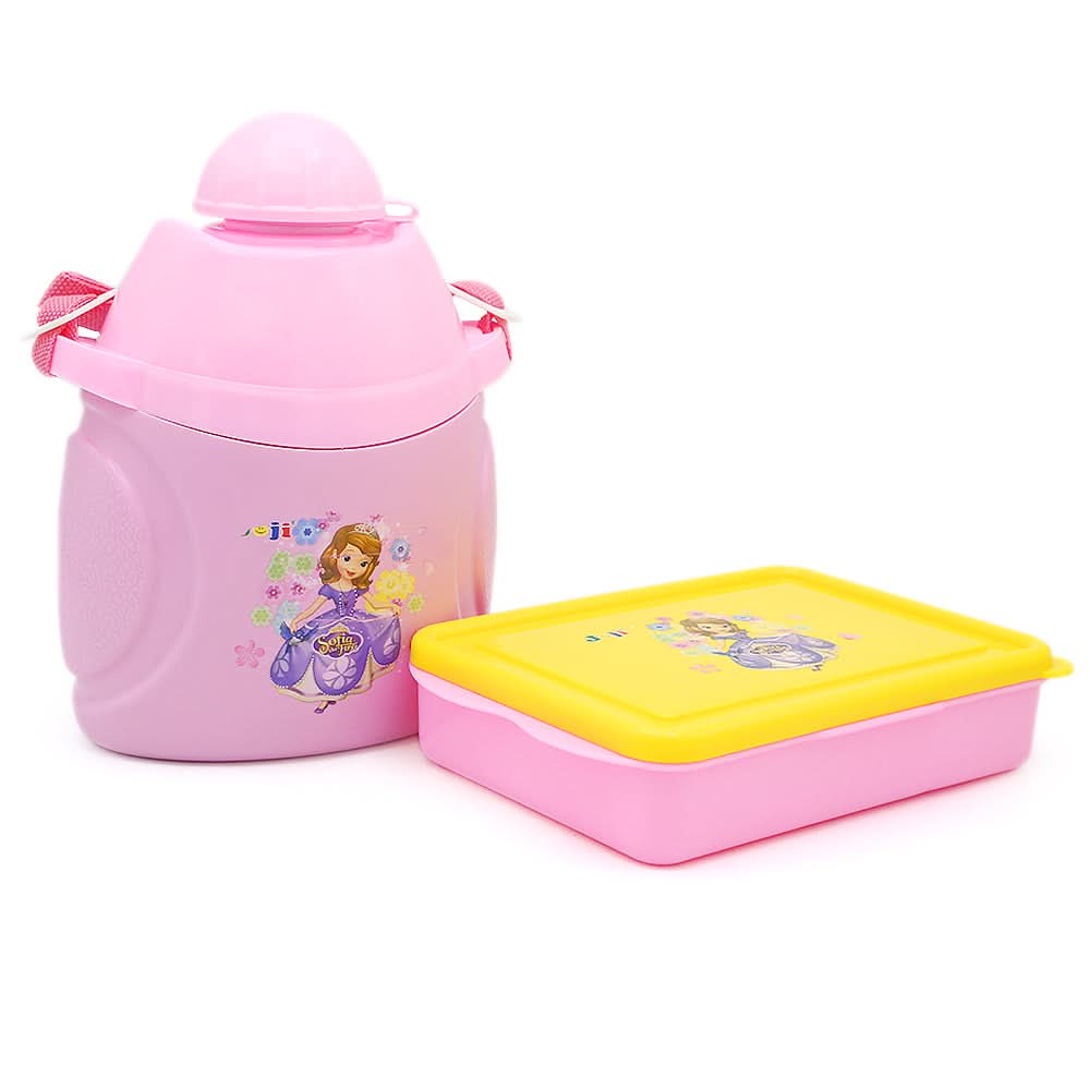 Lunch Box With Water Bottle Pack - Yellow, Tiffin Boxes & Bottles, Chase Value, Chase Value