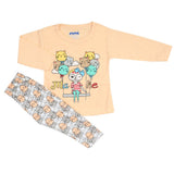 Newborn Girls Full Sleeves Suit - Peach, Newborn Girls Sets & Suits, Chase Value, Chase Value