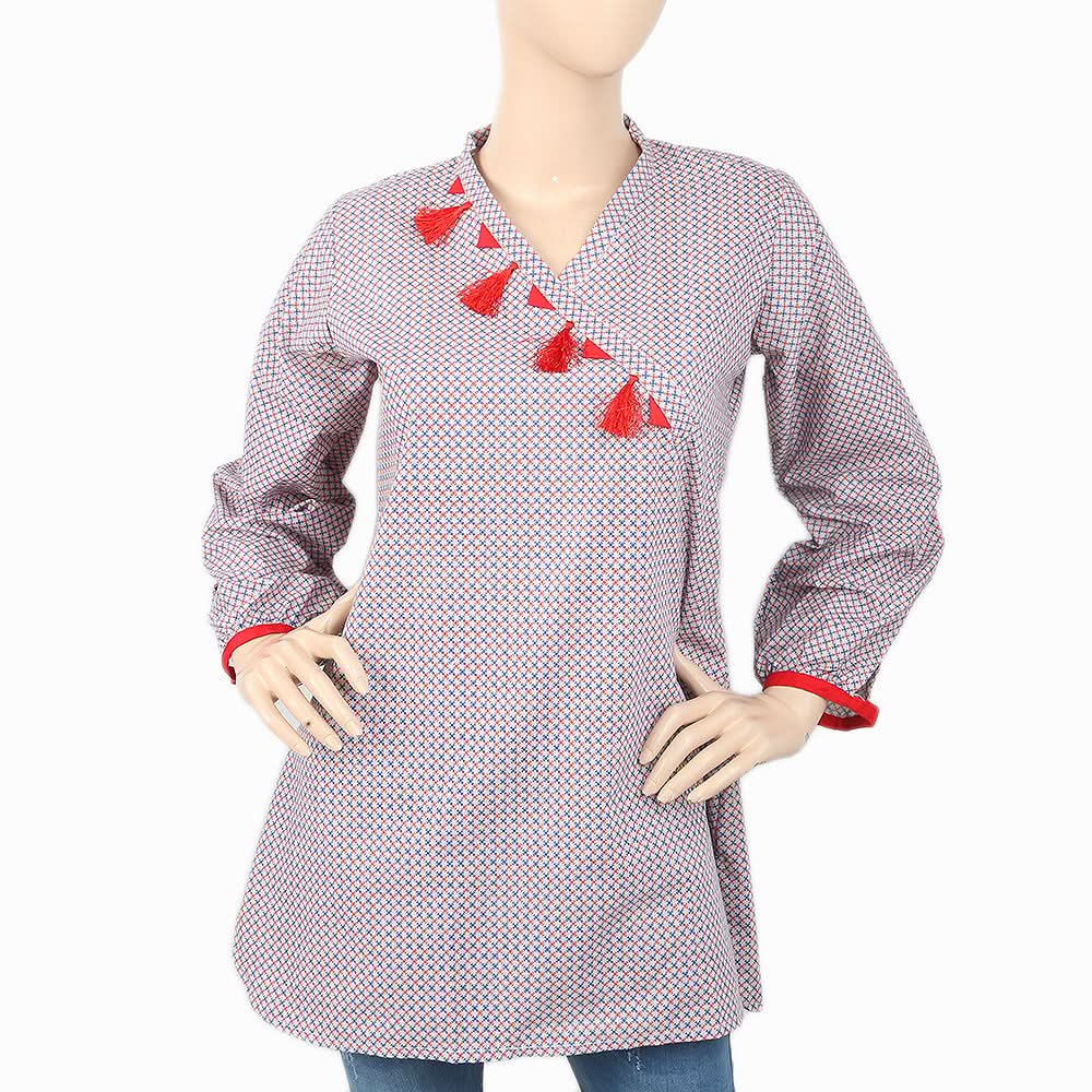 Women's Kurti - GREY, Women, Ready Kurtis, Chase Value, Chase Value