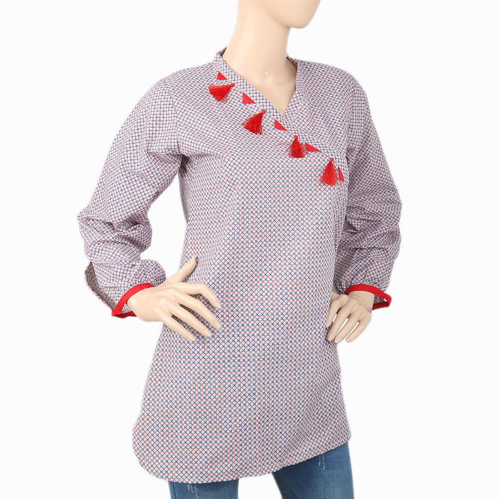 Women's Kurti - GREY, Women, Ready Kurtis, Chase Value, Chase Value