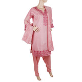 Womens Embroidered 03Pcs Suit - Pink, Women, 3Pcs Shalwar Suits, Chase Value, Chase Value