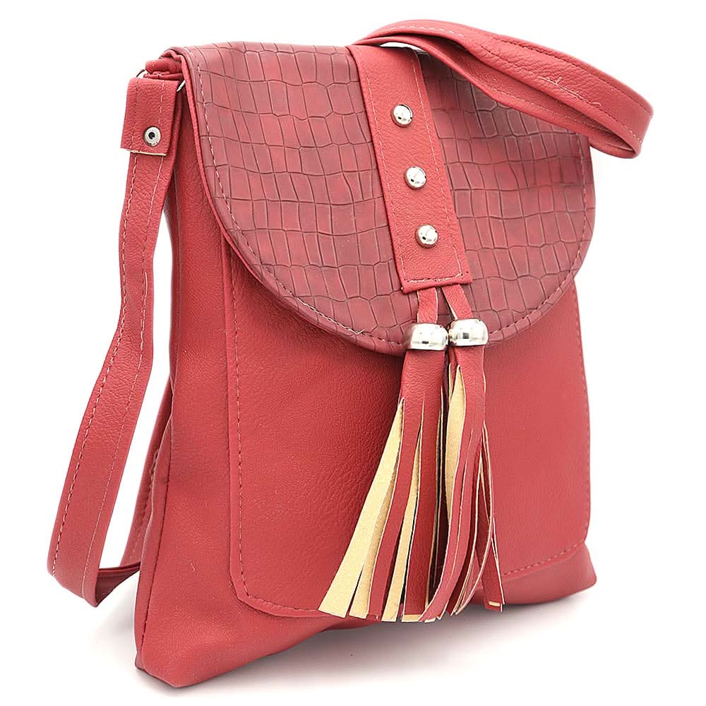 Women's Shoulder Bag ZH-46 - Maroon, Women, Bags, Chase Value, Chase Value