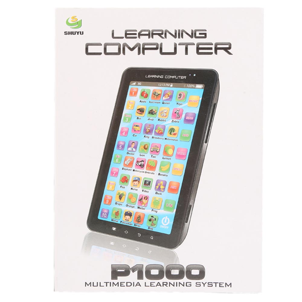Learning Computer Educational Toy P1000 For Kids - Blue, Kids, Educational Toys, Chase Value, Chase Value