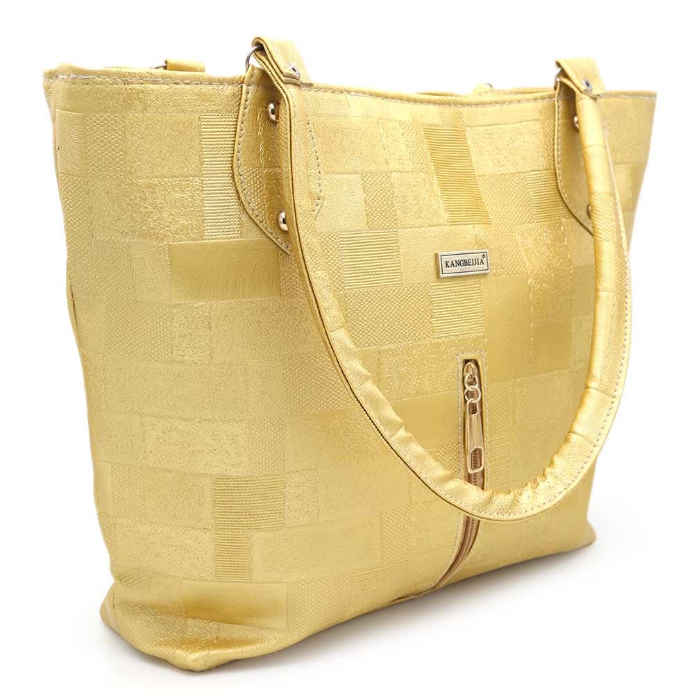 Women's Handbag (2813) - Golden, Women, Bags, Chase Value, Chase Value