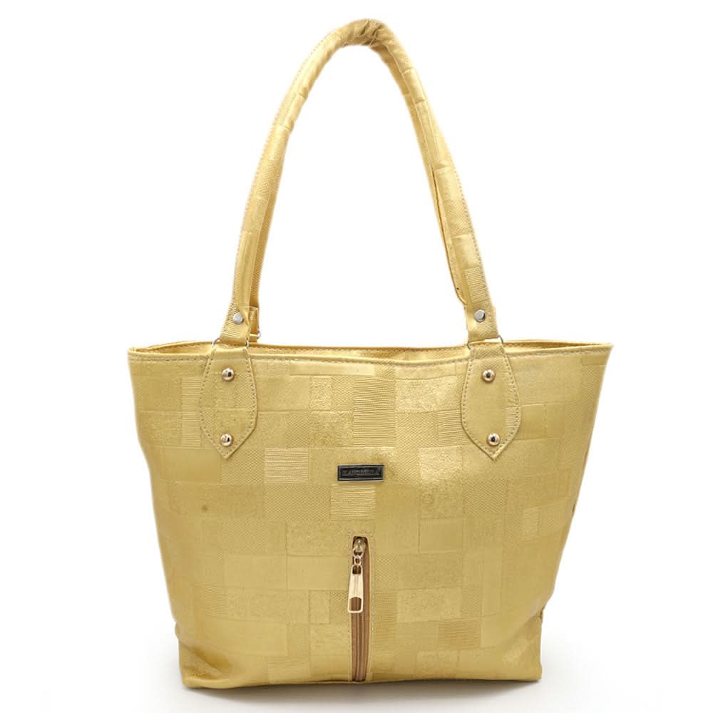 Women's Handbag (2813) - Golden, Women, Bags, Chase Value, Chase Value