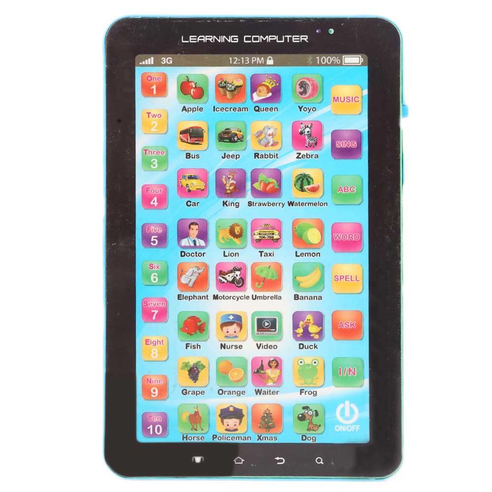 Learning Computer Educational Toy P1000 For Kids - Blue, Kids, Educational Toys, Chase Value, Chase Value