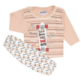 Newborn Boys Full Sleeves Suit - Tea Pink, Newborn Boys Sets & Suits, Chase Value, Chase Value