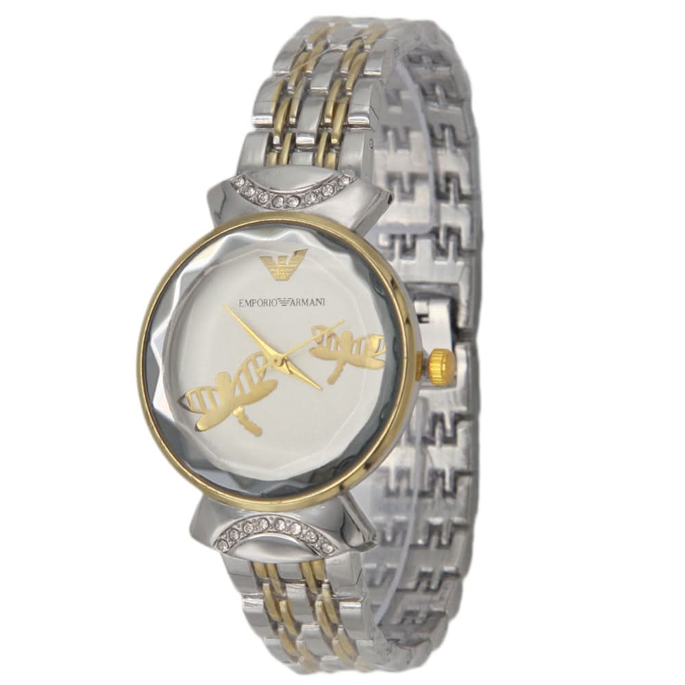 Women's Fancy Watch - Golden, Women, Watches, Chase Value, Chase Value