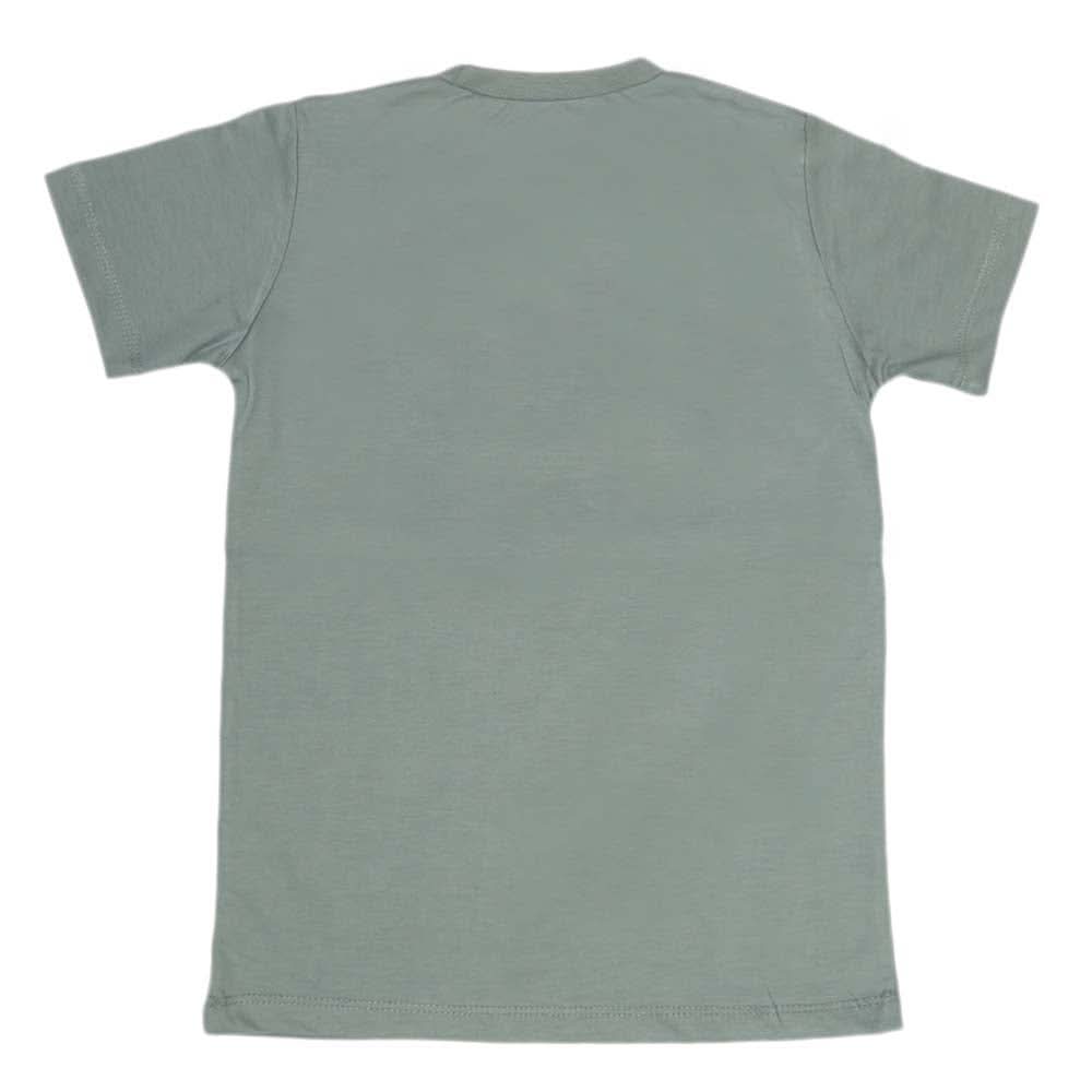 Boys Print T-Shirt - Steel Blue, Kids, Boys T-Shirts, Chase Value, Chase Value