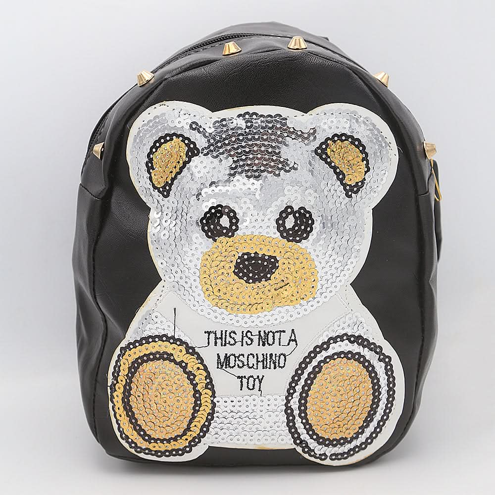 Girls Backpack 7572B - Black, Kids, School And Laptop Bags, Chase Value, Chase Value