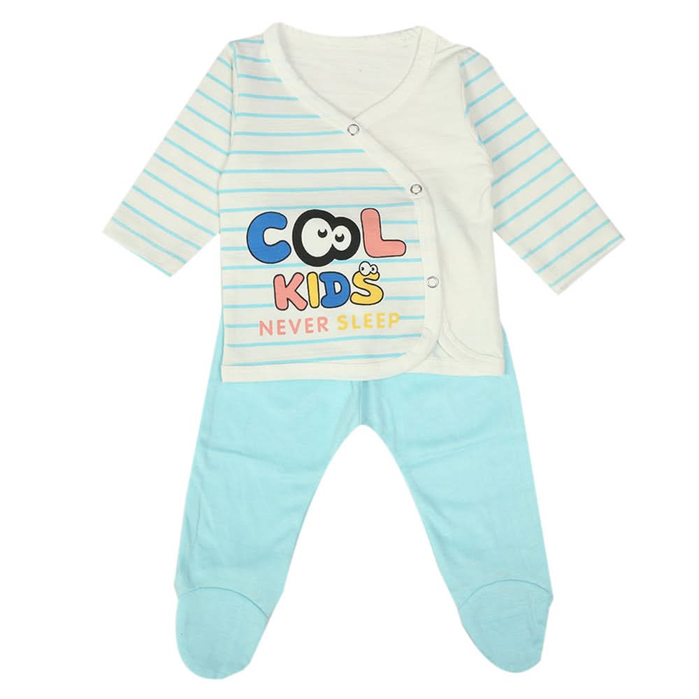 Newborn Boys Full Sleeves Suit - Blue, Newborn Boys Sets & Suits, Chase Value, Chase Value