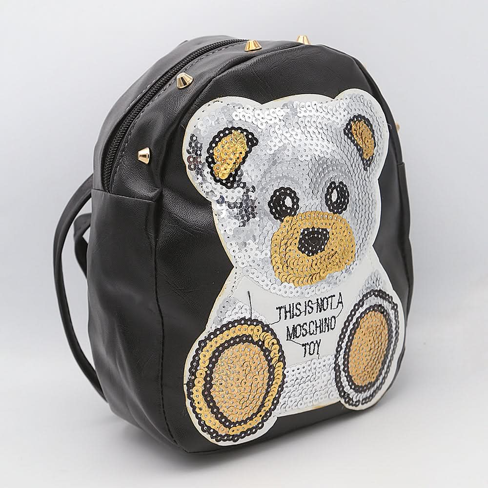 Girls Backpack 7572B - Black, Kids, School And Laptop Bags, Chase Value, Chase Value