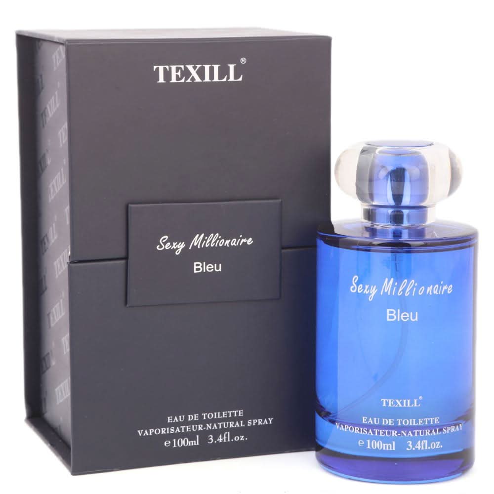 Texill Millionaire Perfume - Bleu, Beauty & Personal Care, Men's Perfumes, Chase Value, Chase Value
