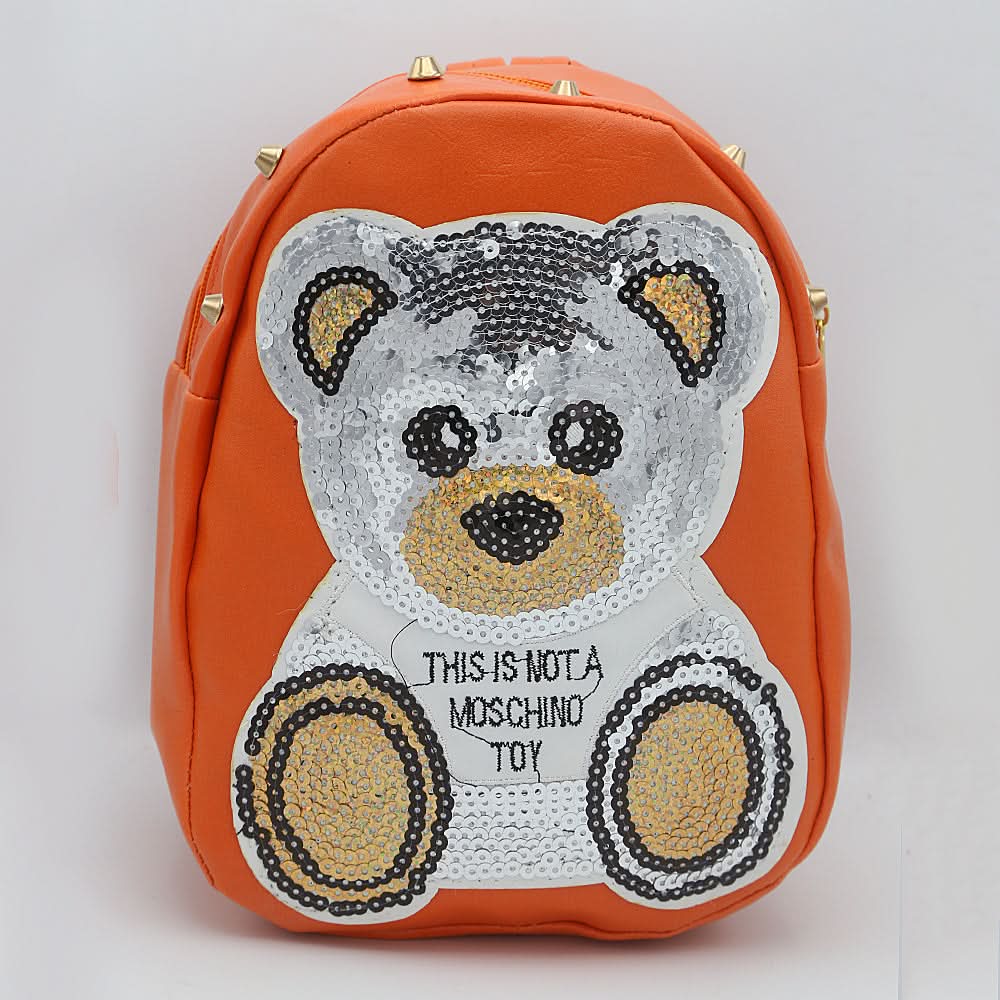 Girls Backpack 7572B - Orange, Kids, School And Laptop Bags, Chase Value, Chase Value
