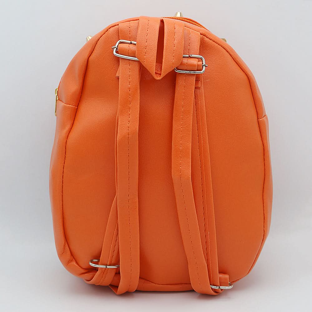 Girls Backpack 7572B - Orange, Kids, School And Laptop Bags, Chase Value, Chase Value