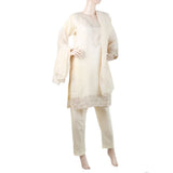 Women's Embroidered 03Pcs Suit - Fawn, Women, 3Pcs Shalwar Suits, Chase Value, Chase Value