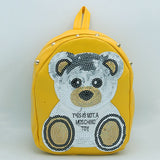 Girls Backpack 7572B - Yellow, Kids, School And Laptop Bags, Chase Value, Chase Value