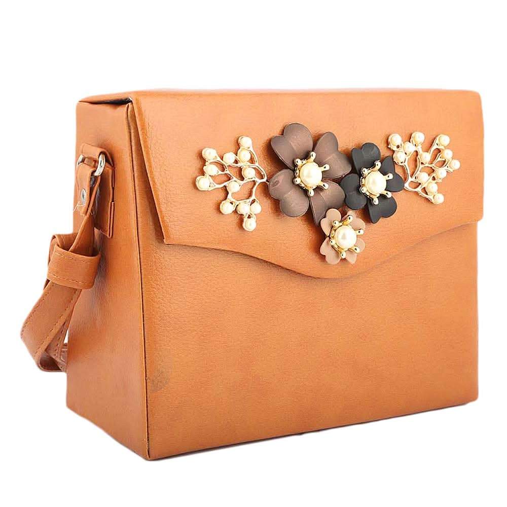 Women's Shoulder Bag (KAM-324) - Camel - test-store-for-chase-value