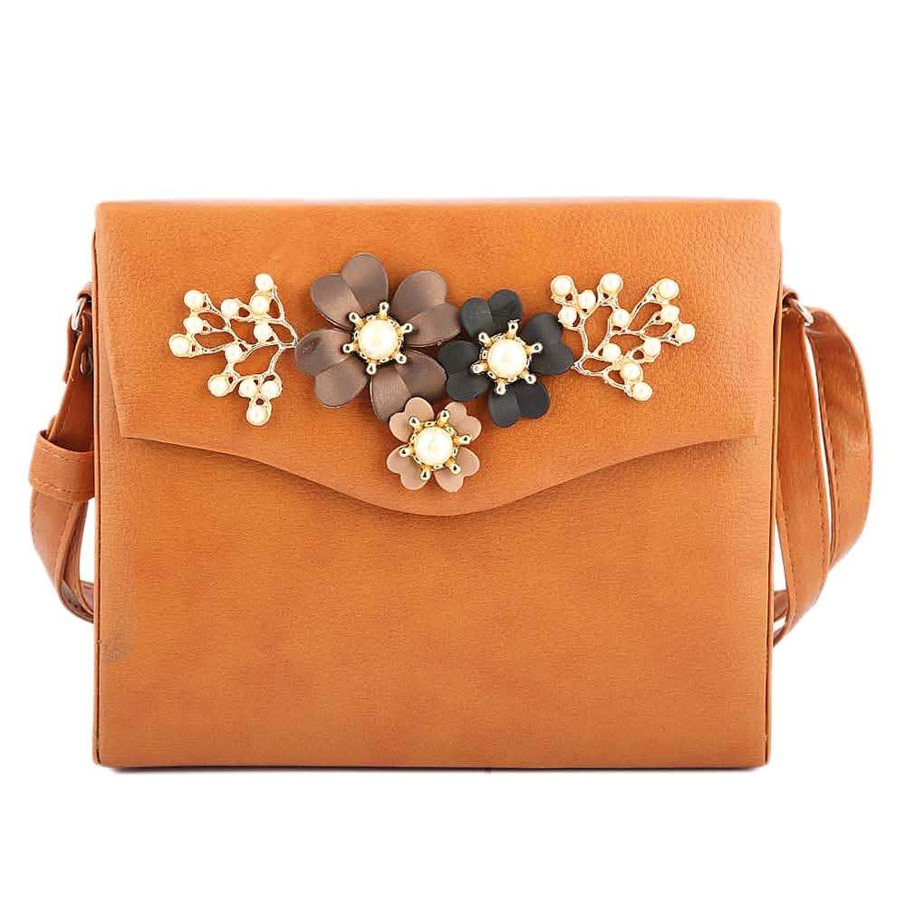 Women's Shoulder Bag (KAM-324) - Camel - test-store-for-chase-value