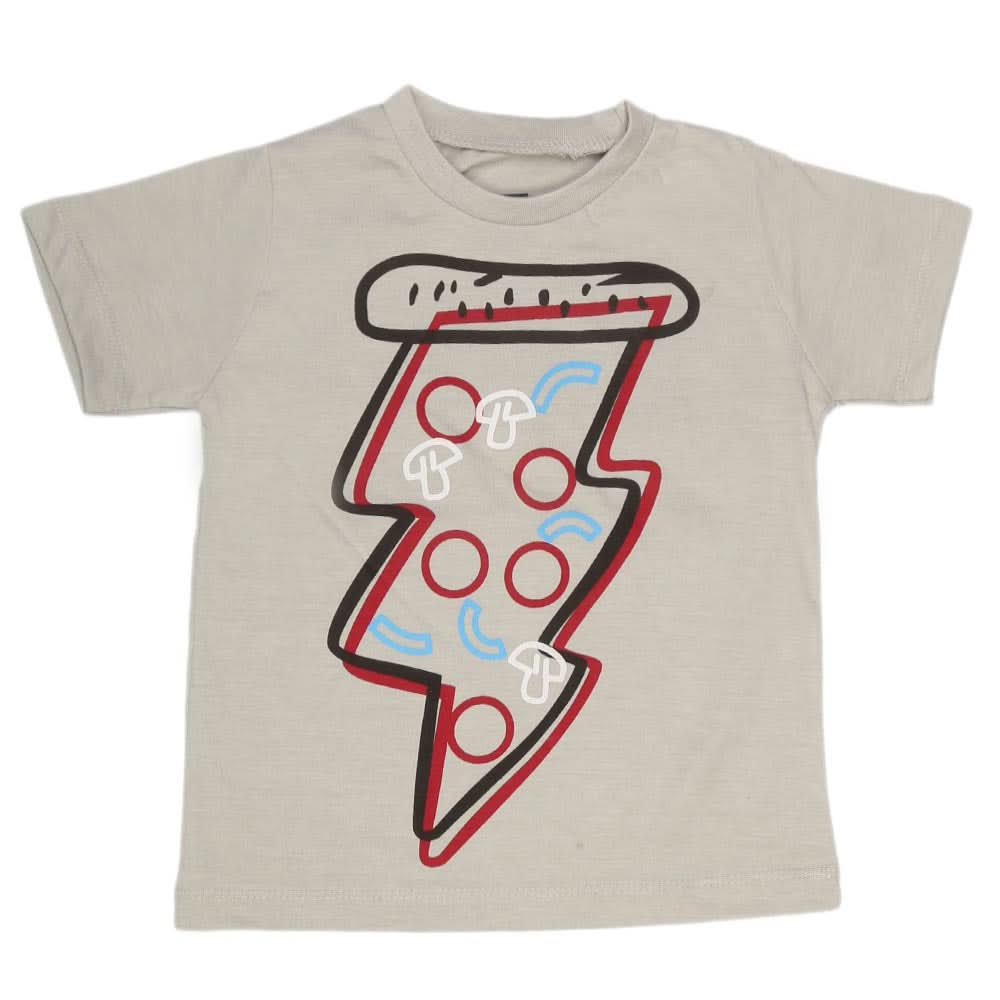 Boys Print T-Shirt - Light Grey, Kids, Boys T-Shirts, Chase Value, Chase Value