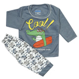 Newborn Boys Full Sleeves Suit - Steel Blue, Newborn Boys Sets & Suits, Chase Value, Chase Value
