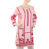 Women's Embroidered Kurti - Peach, Women, Ready Kurtis, Chase Value, Chase Value