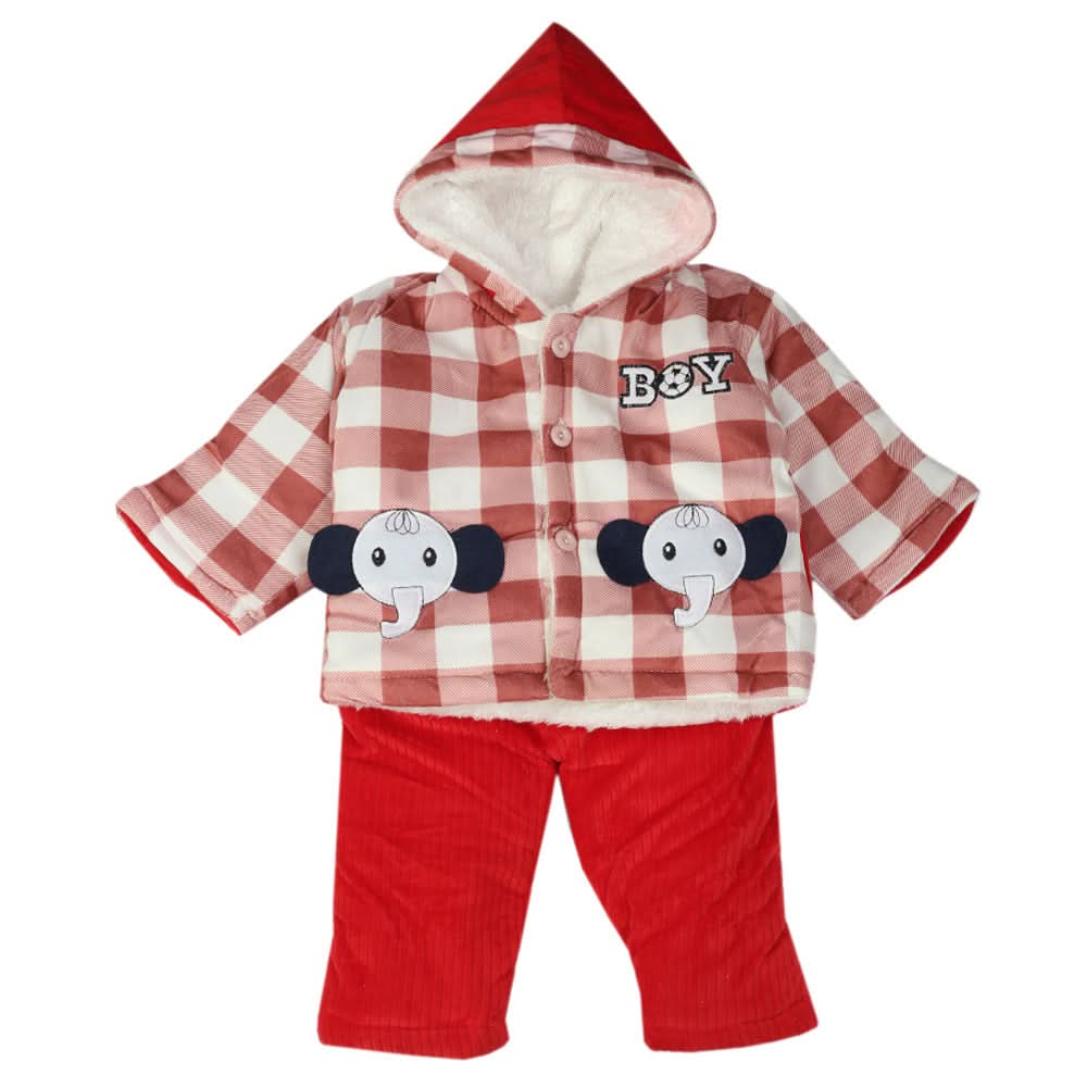 Newborn Girls Full Sleeves  Suit - Tea Pink, Newborn Girls Sets & Suits, Chase Value, Chase Value