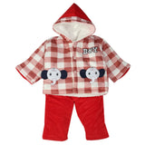 Newborn Girls Full Sleeves  Suit - Tea Pink, Newborn Girls Sets & Suits, Chase Value, Chase Value