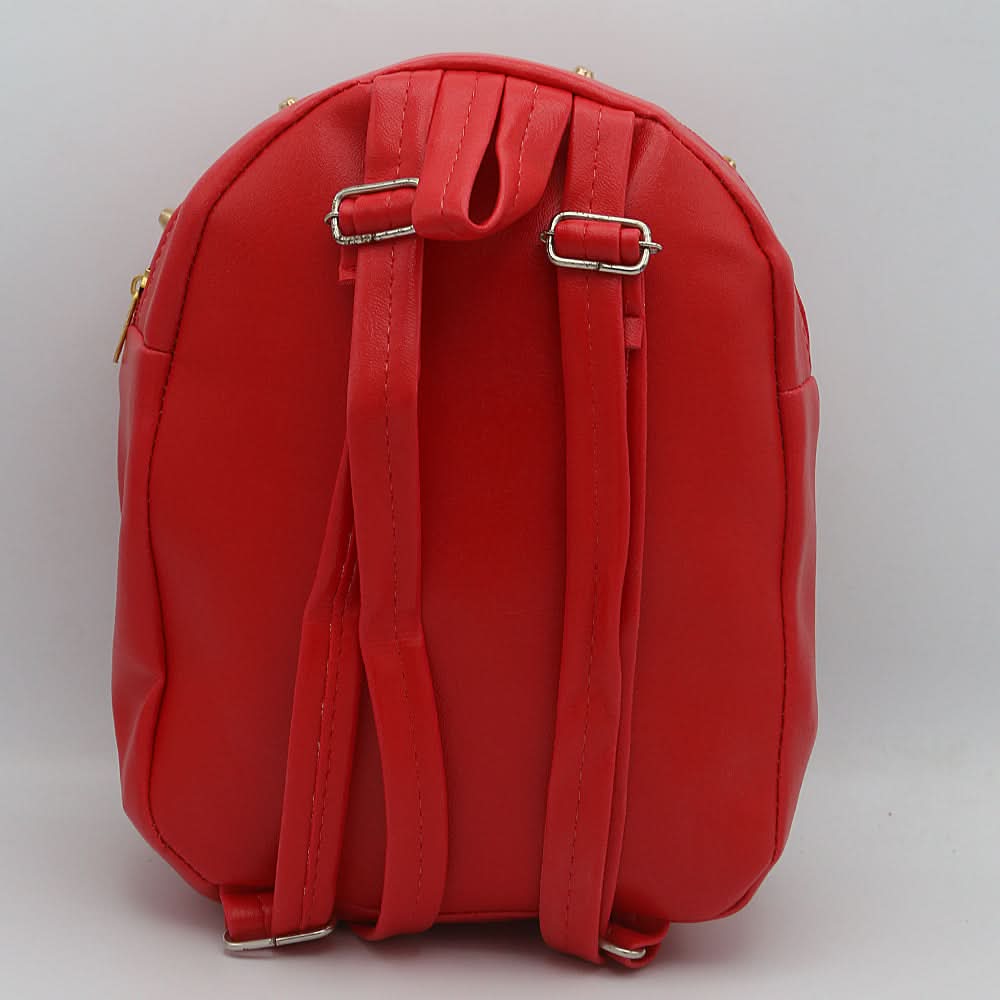 Girls Backpack 7572A - Red, Kids, School And Laptop Bags, Chase Value, Chase Value