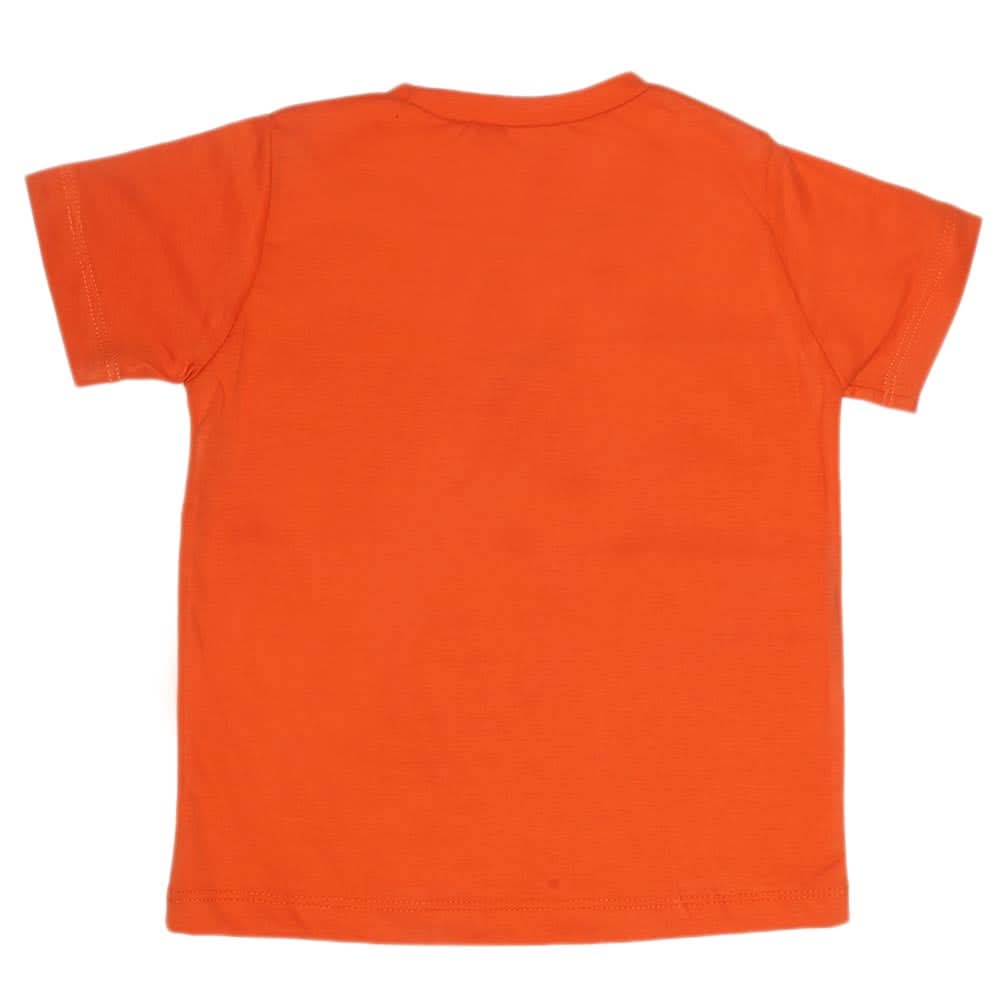 Boys Print T-Shirt - Orange, Kids, Boys T-Shirts, Chase Value, Chase Value