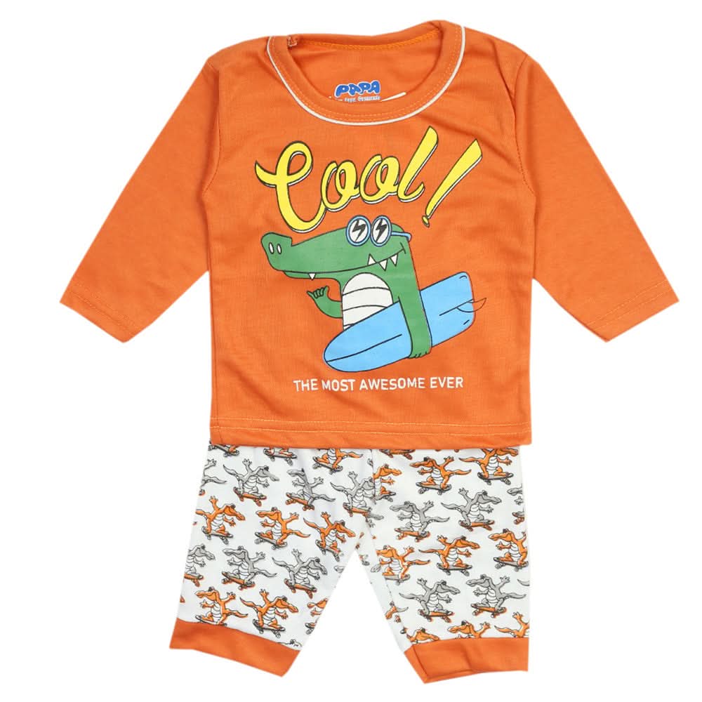 Newborn Boys Full Sleeves Suit - Rust, Newborn Boys Sets & Suits, Chase Value, Chase Value