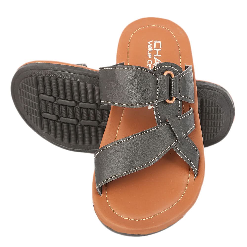 Men's Casual Slippers - Black, Men, Slippers, Chase Value, Chase Value