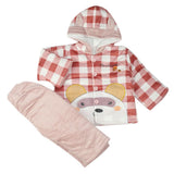 Newborn Girls Full Sleeves  Suit - Tea Pink, Newborn Girls Sets & Suits, Chase Value, Chase Value