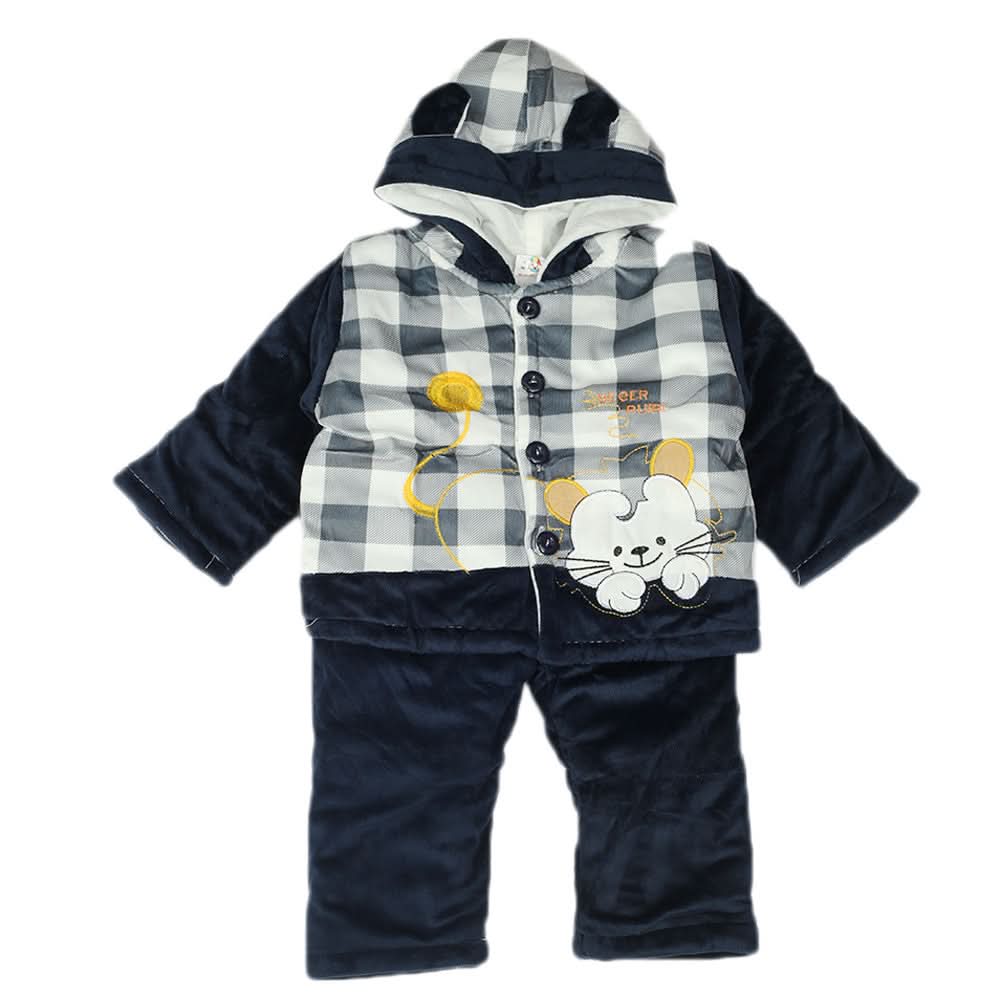 Newborn Girls Full Sleeves  Suit - Grey, Newborn Girls Sets & Suits, Chase Value, Chase Value