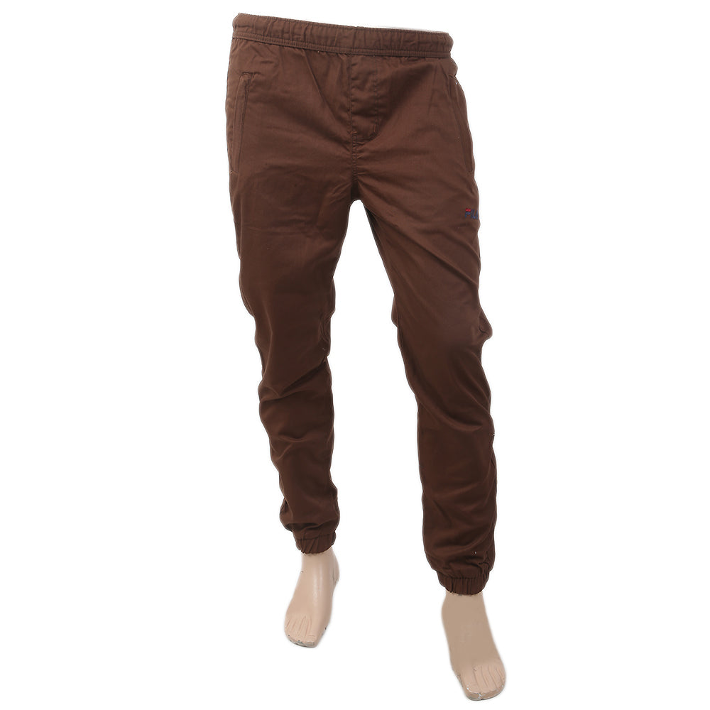 Men's Mill Dyed Cargo Trouser - Brown, Men, Lowers And Sweatpants, Chase Value, Chase Value