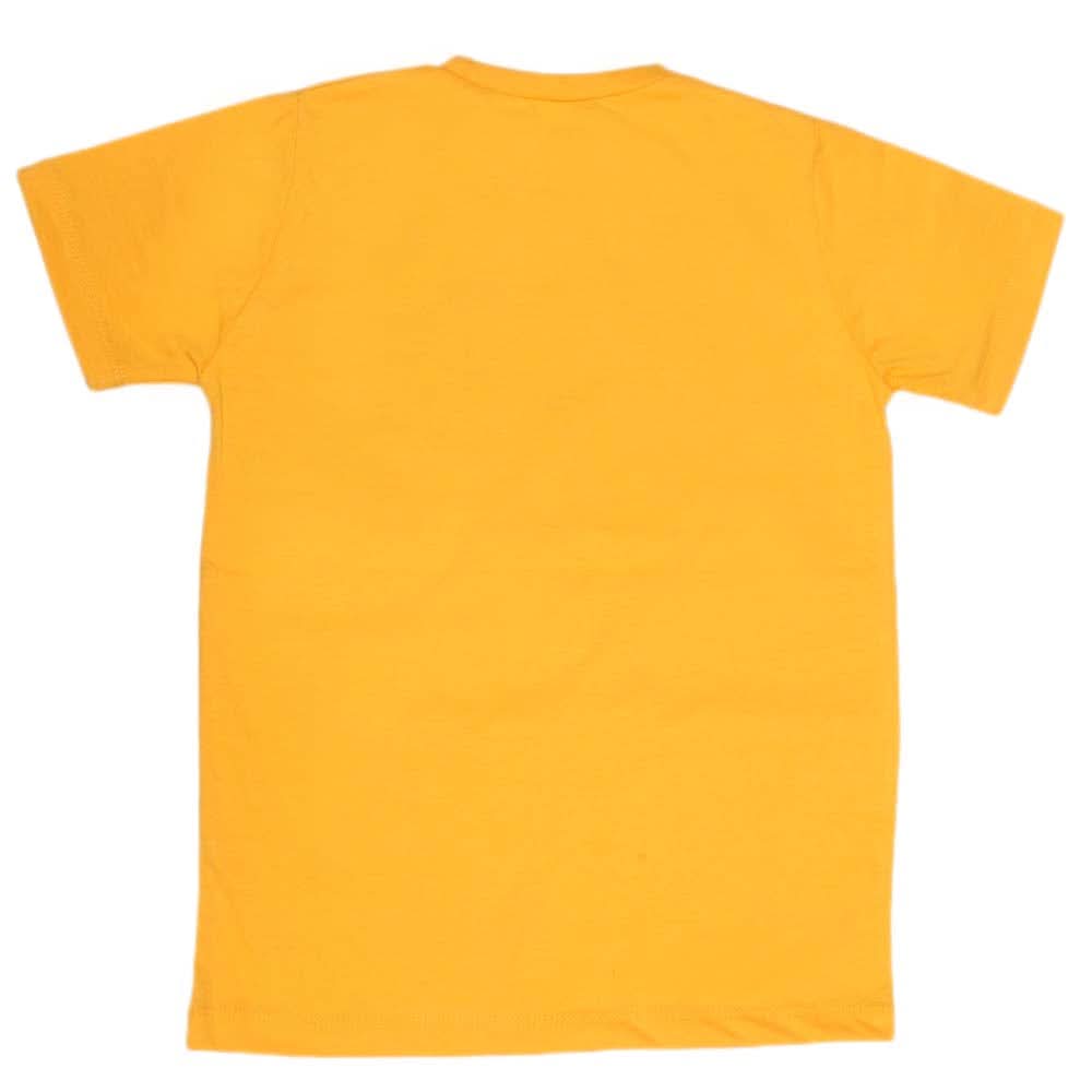 Boys Print T-Shirt - Yellow, Kids, Boys T-Shirts, Chase Value, Chase Value