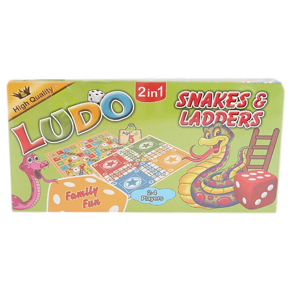 Mini Ludo Game 2 in 1 - Multi, Kids, Educational Toys, Chase Value, Chase Value