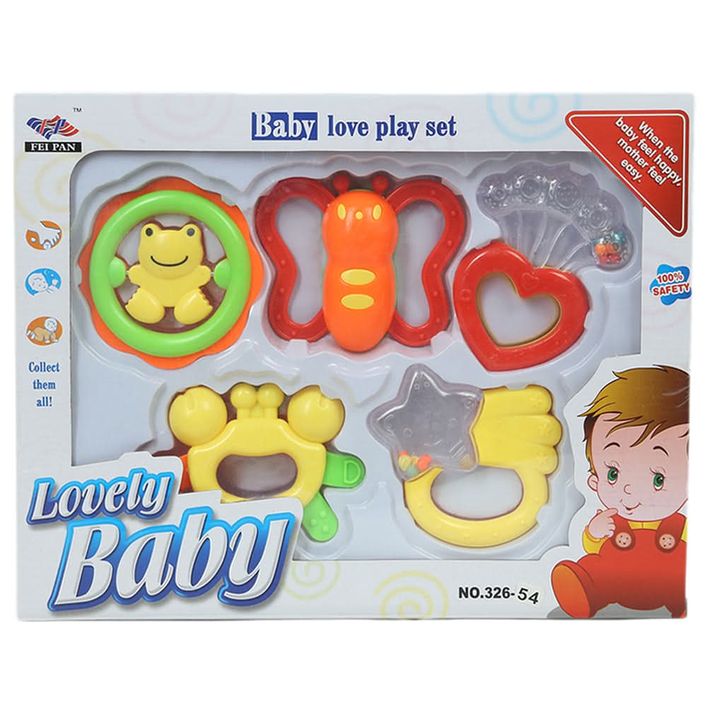 Baby Set W.Box Flat Packing 326-54, Kids, New Born Rattles And Toys, Chase Value, Chase Value