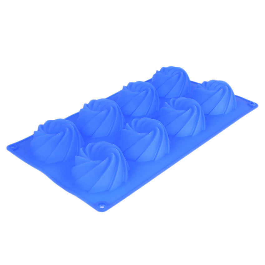 Silicone Mold 8 Pcs Tray - Royal Blue - test-store-for-chase-value