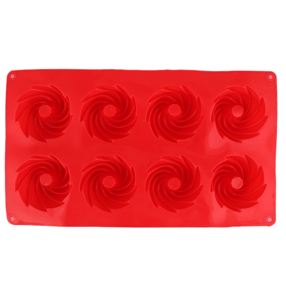 Silicone Mold 8 Pcs Tray - Red - test-store-for-chase-value