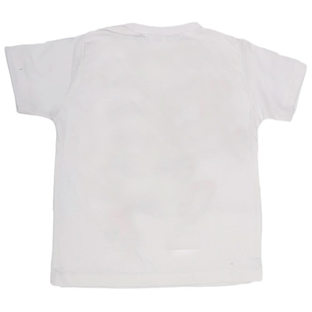 Boys Print T-Shirt - White, Kids, Boys T-Shirts, Chase Value, Chase Value