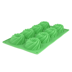 Silicone Mold 8 Pcs Tray - Green - test-store-for-chase-value
