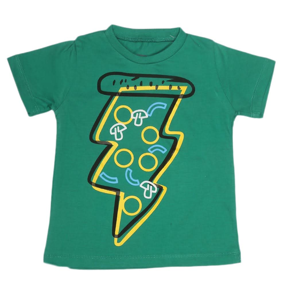 Boys Print T-Shirt - Green, Kids, Boys T-Shirts, Chase Value, Chase Value