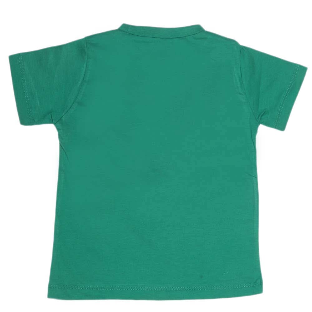 Boys Print T-Shirt - Green, Kids, Boys T-Shirts, Chase Value, Chase Value