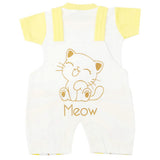 Newborn Boys Half Sleeves Romper - Yellow, Kids, Newborn Boys Rompers, Chase Value, Chase Value