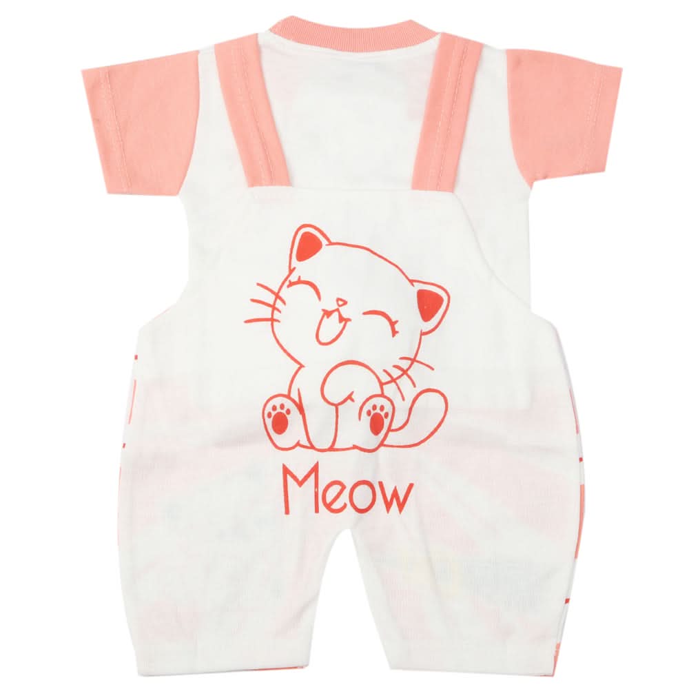 Newborn Boys Half Sleeves Romper - Peach, Kids, Newborn Boys Rompers, Chase Value, Chase Value