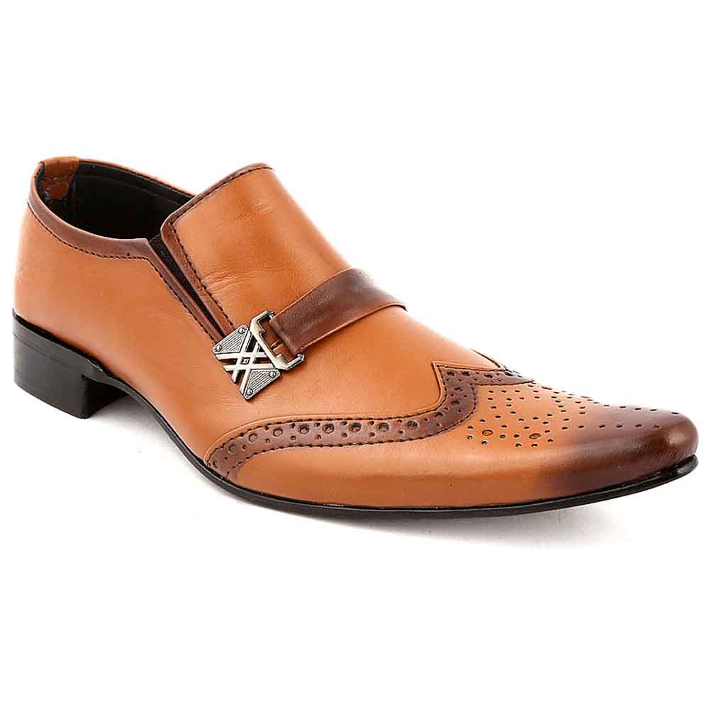 Men's Formal Shoes (F03) - Mustard, Men, Formal Shoes, Chase Value, Chase Value